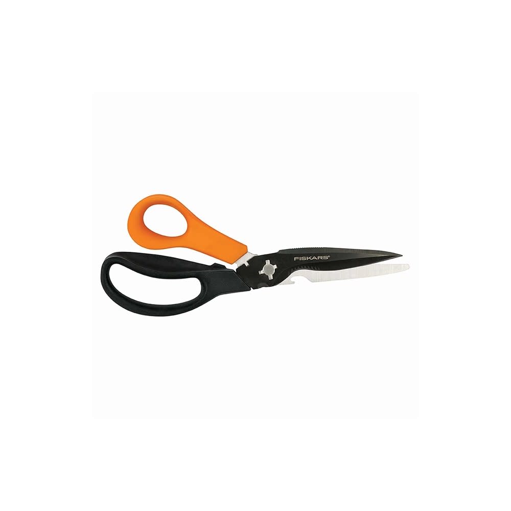 Fiskars 9 Steel Blade Orange/Black Multipurpose Garden Shear - Intensery
