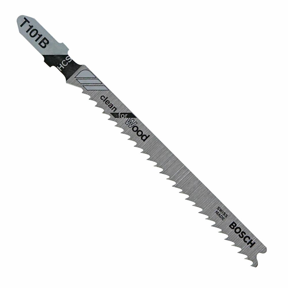 Bosch 100 pc. 4 In. 10V TPI Clean Wood Cutting T-Shank Jig Saw Blades T101B100 from Bosch - Intensery