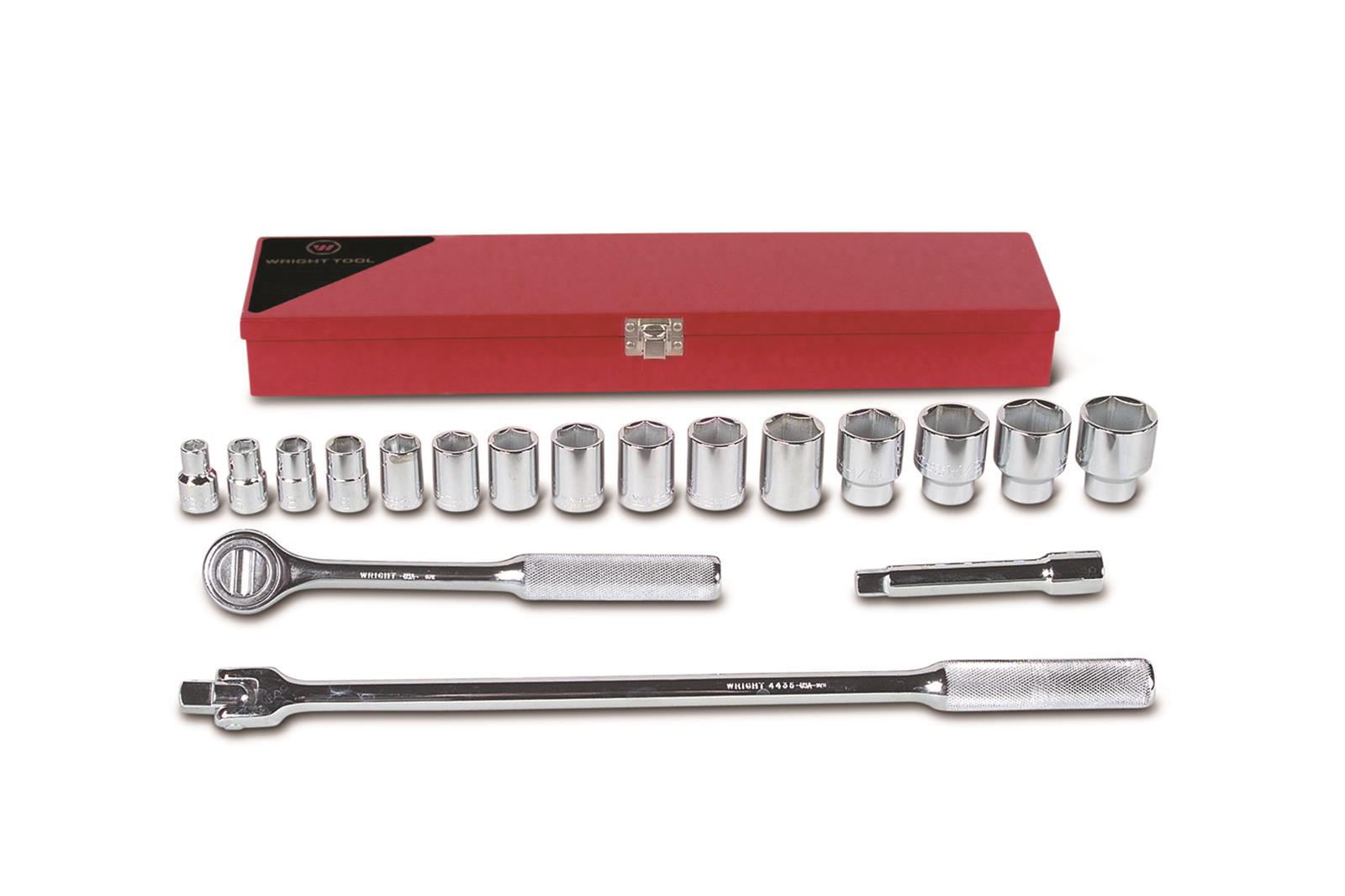 Wright Tool 423 Wright Tool 1/2 in. and 3/4 in. Drive Socket Sets - Intensery