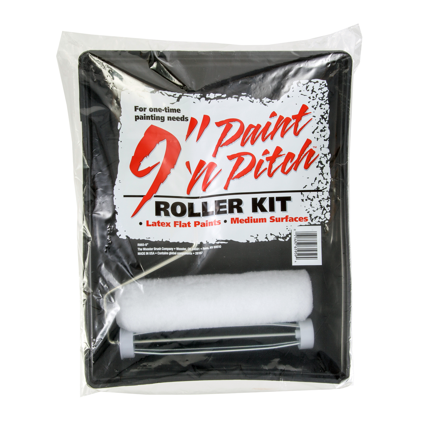 Wooster Paint \u0027N Pitch 9 in. W Cage Paint Roller Kit Threaded End - Intensery