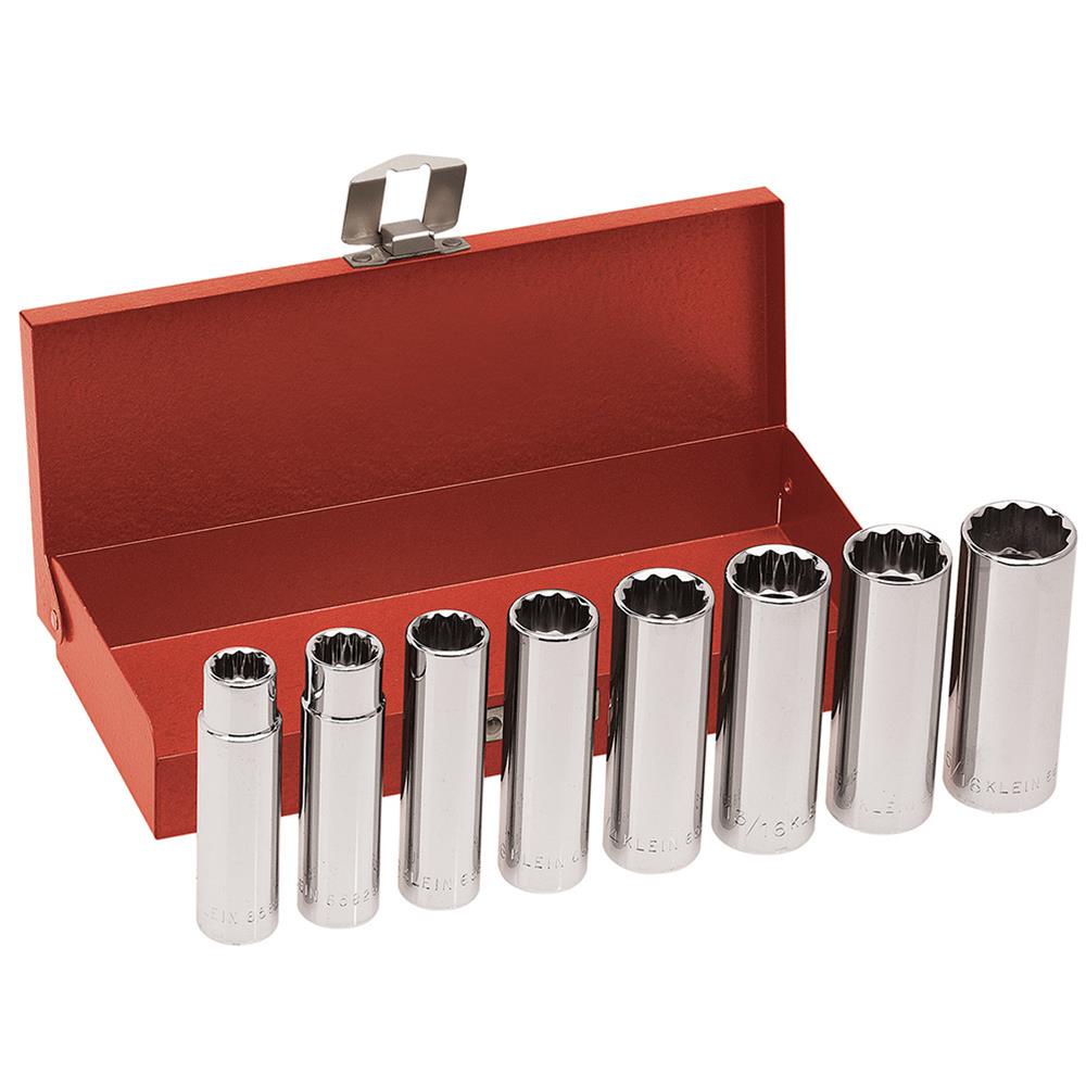Klein Tools 65514 Klein Tools 1/2 in. Socket Wrench Sets - Intensery