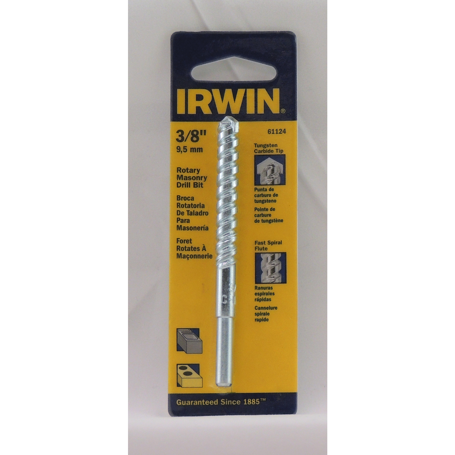 Irwin 3/8 in. X 4 in. L Carbide Tipped Rotary Drill Bit 1 pc - Intensery
