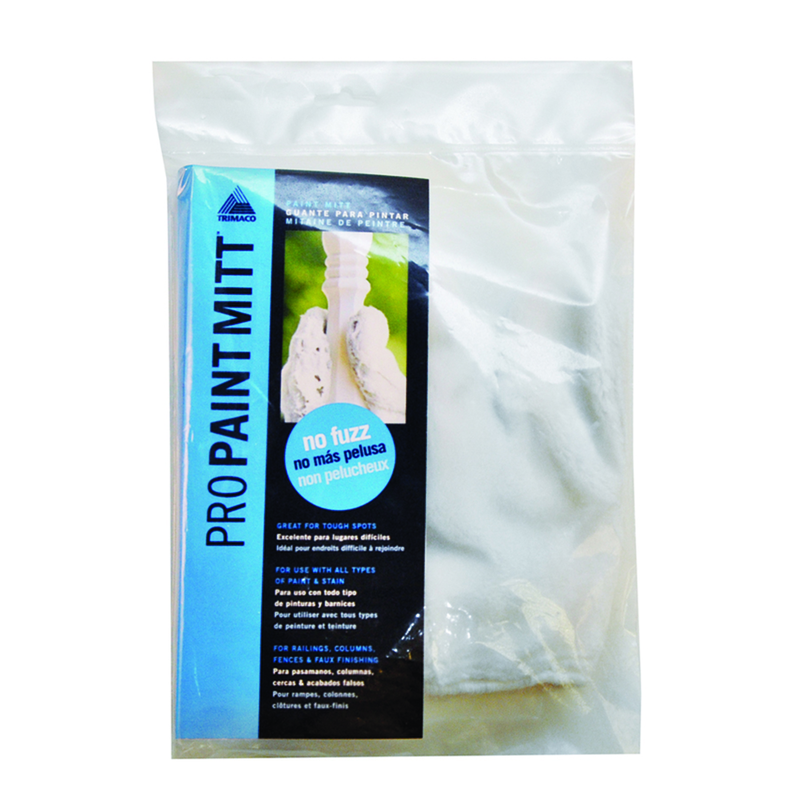 Trimaco Pro Paint Mitt White Cotton Painter\u0027s Mitt - Intensery