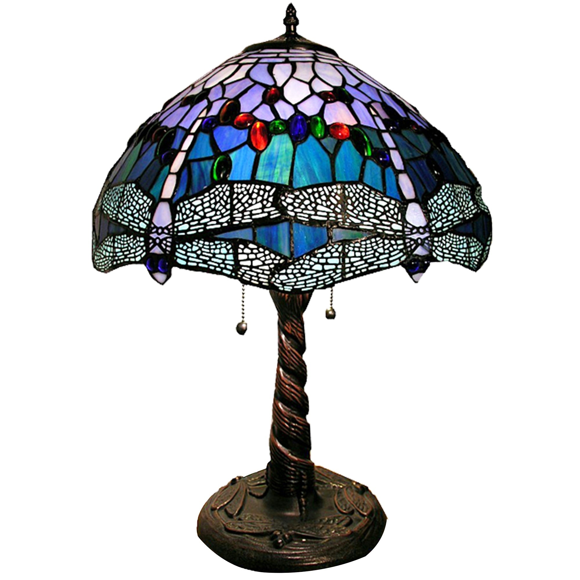 Tiffany-style Dragonfly Lamp - Intensery