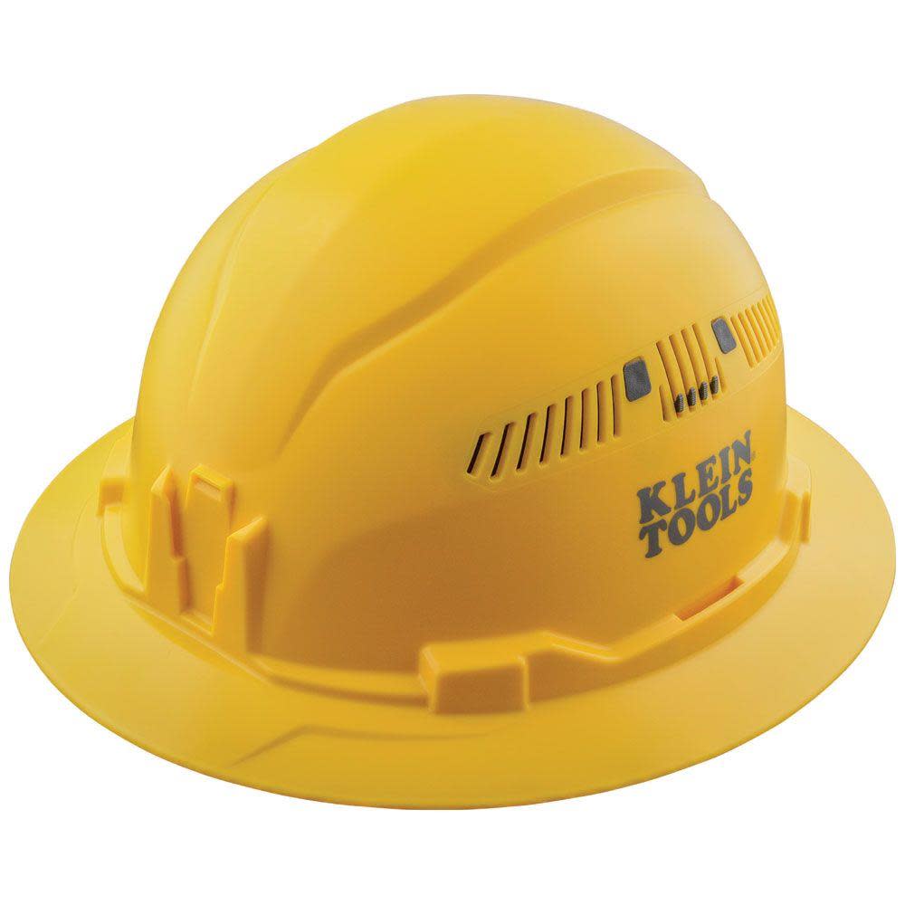 Klein Tools Hard Hat Vented Full Brim Yellow 60262 from Klein Tools - Intensery