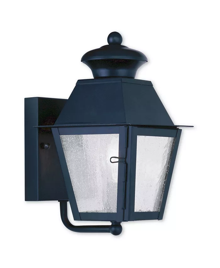 Livex Mansfield 1-Light Small Outdoor Wall Lantern - Intensery