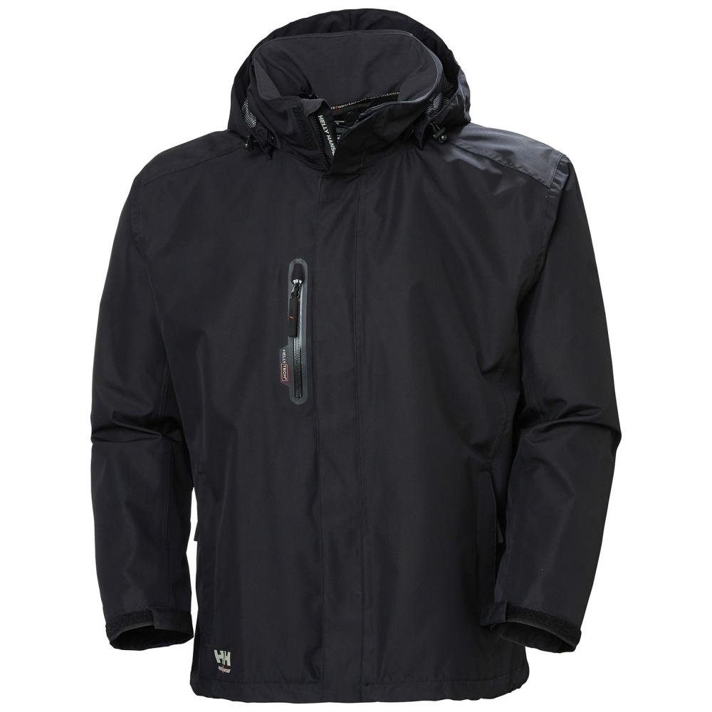 Helly Hansen Manchester Waterproof Shell Jacket Black Large - Intensery