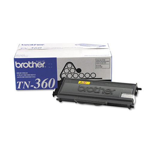 Brother TN360 High-Yield Toner， 2，600 Page-Yield， Black - Intensery