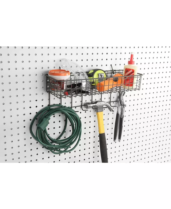 Spectrum Pegboard Basket Hook Station - Intensery