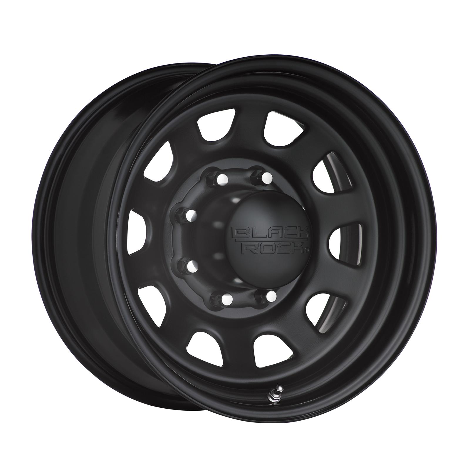 Black Rock Wheel 942798045 Black Rock Series 942 Type D Matte Black Wheels - Intensery