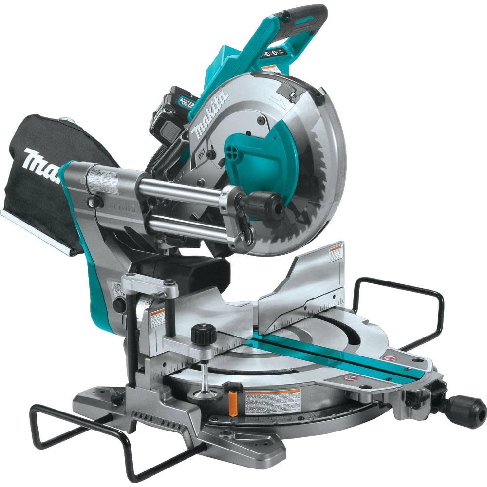 Makita 40V max XGT Dual Bevel Sliding Compound Miter Saw Kit 10