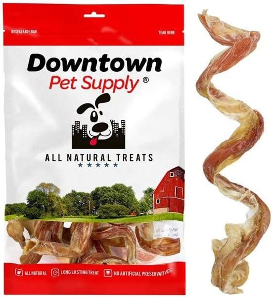Downtown Pet Supply USA Curly Bully Sticks 5-in Dog Treats - Intensery