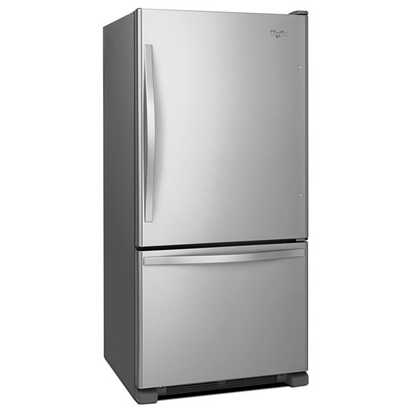 21.9 cu ft Bottom Freezer Stainless Refrigerator - Intensery