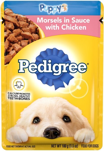 Pedigree Choice Cuts Puppy Morsels in Sauce With Chicken Wet Dog Food - Intensery