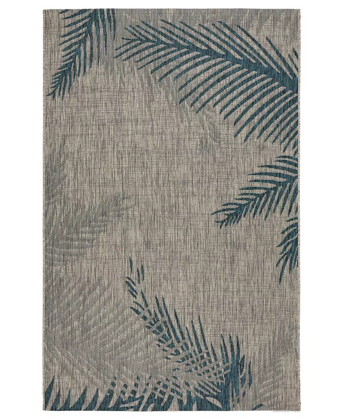 LR Home Nassau NASS81021 5' x 7' Outdoor Area Rug - Intensery