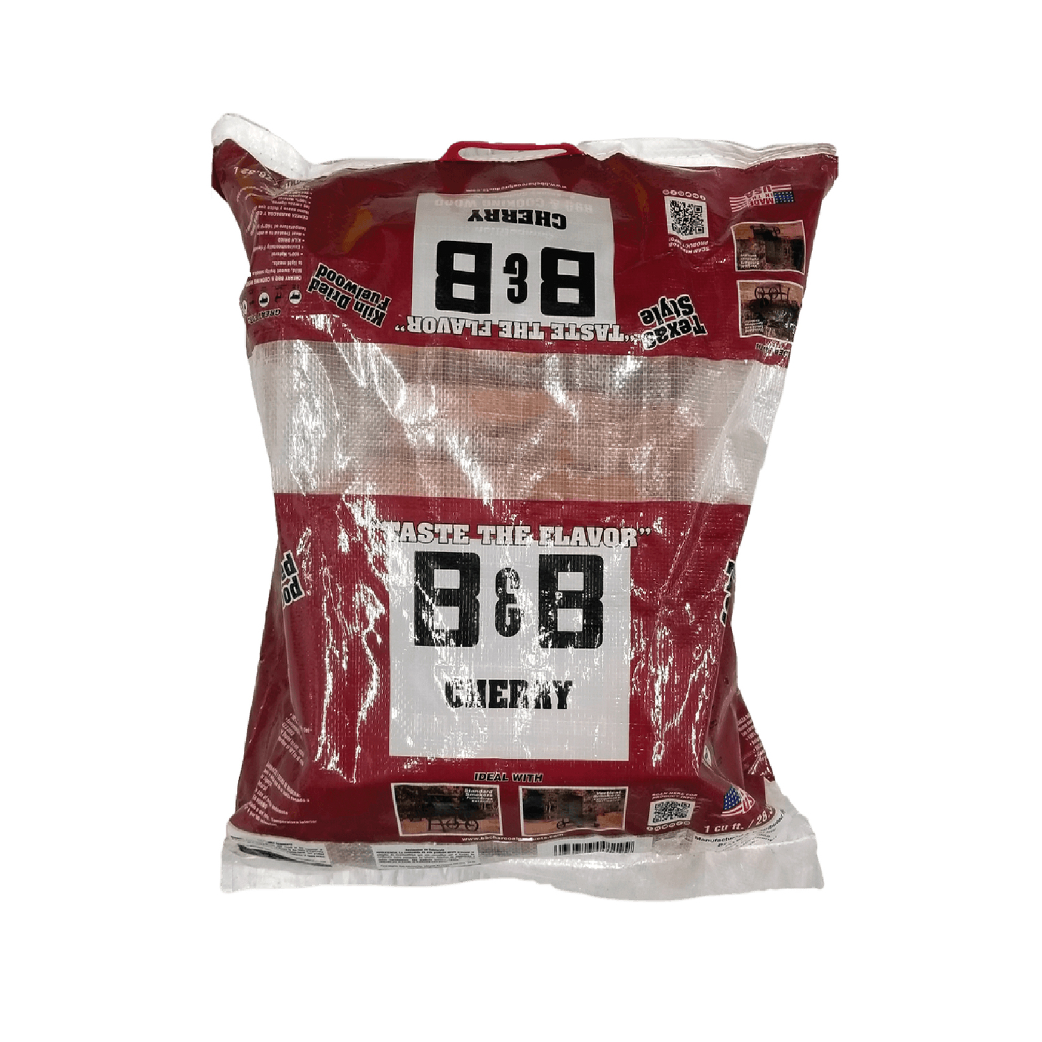 B\u0026B Charcoal All Natural Cherry Cooking Logs 1 cu ft - Intensery
