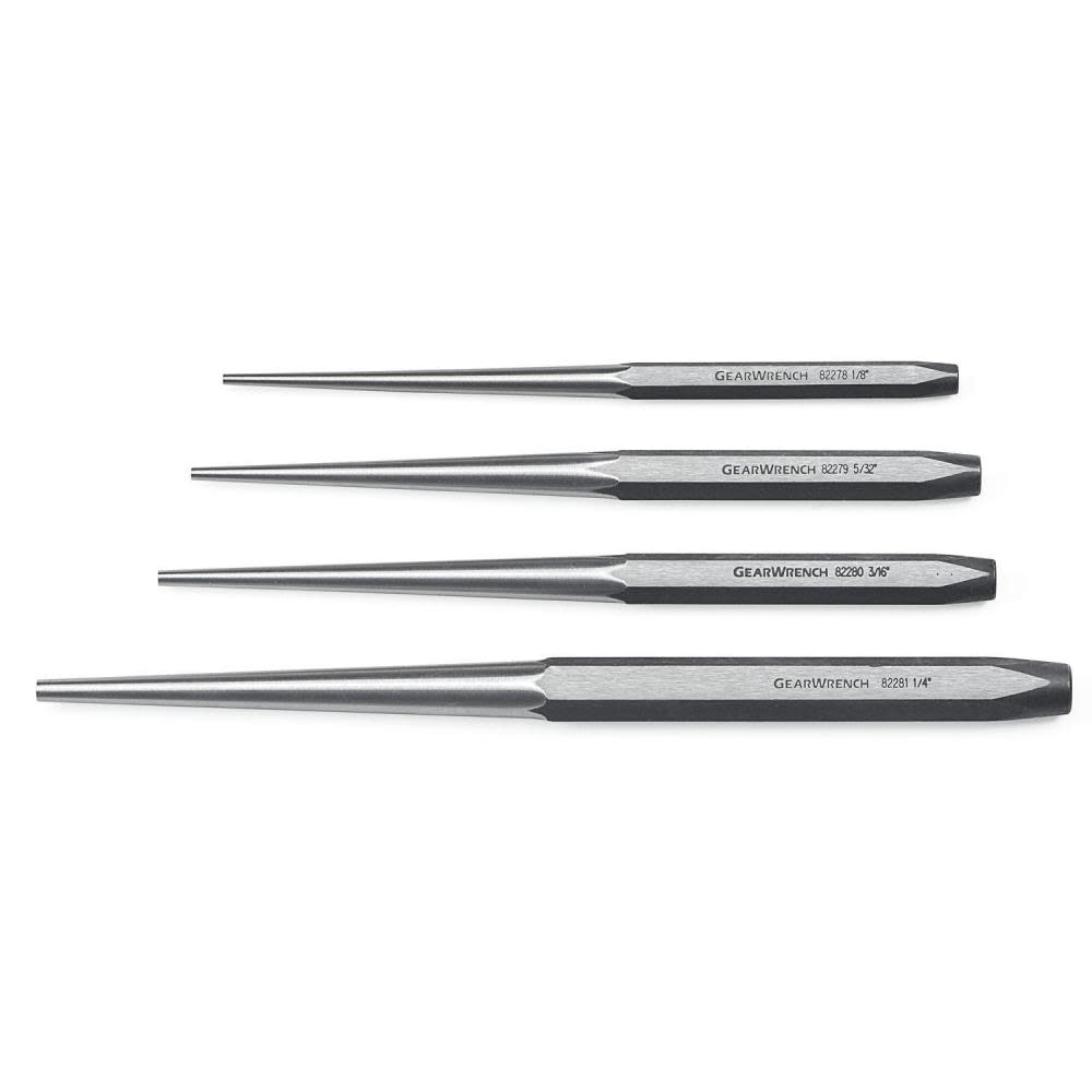 GEARWRENCH 4 Pc Long Taper Punch Set 82307 from GEARWRENCH - Intensery