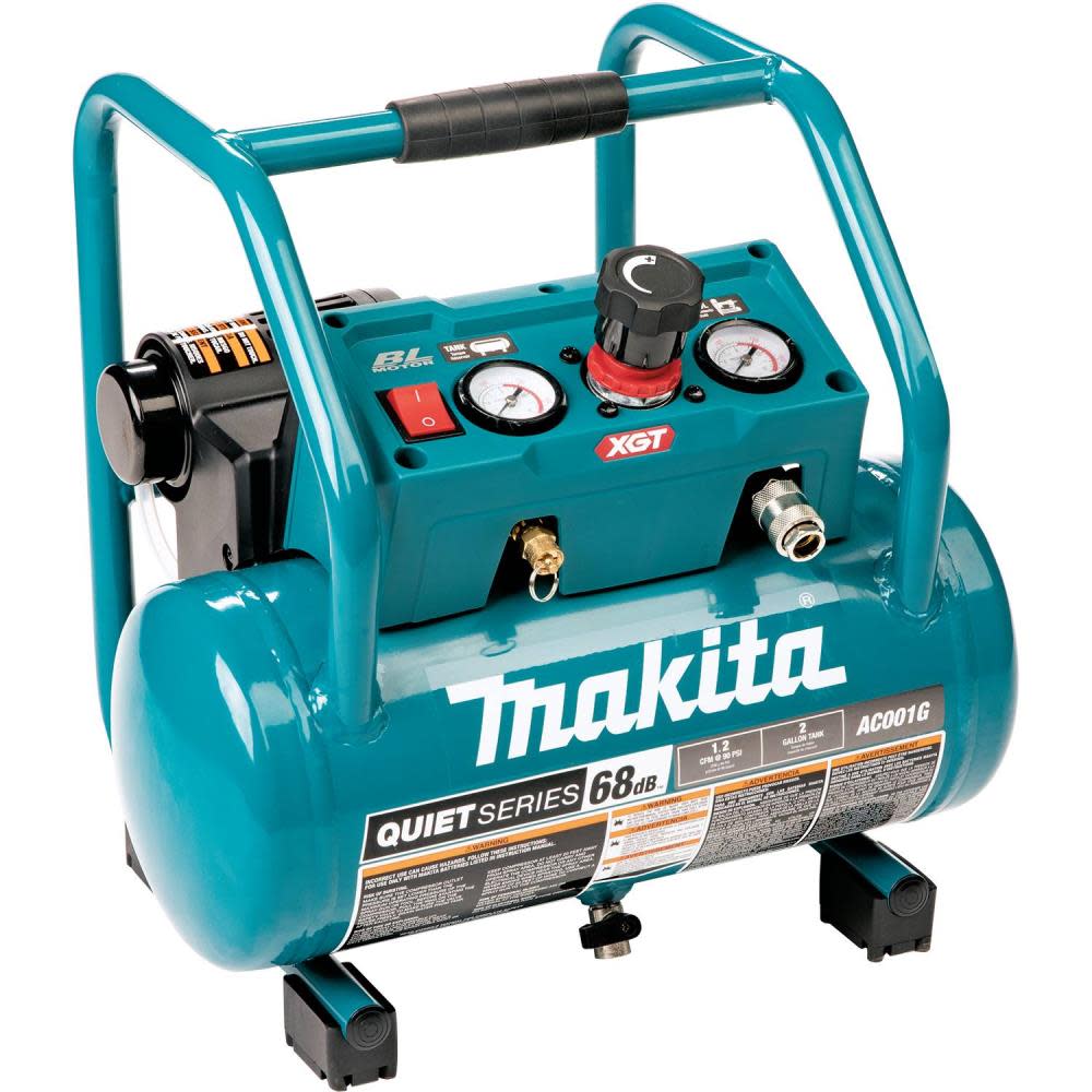 Makita 40V max XGT 2 Gallon Quiet Series Compressor Bare Tool AC001GZ from Makita - Intensery