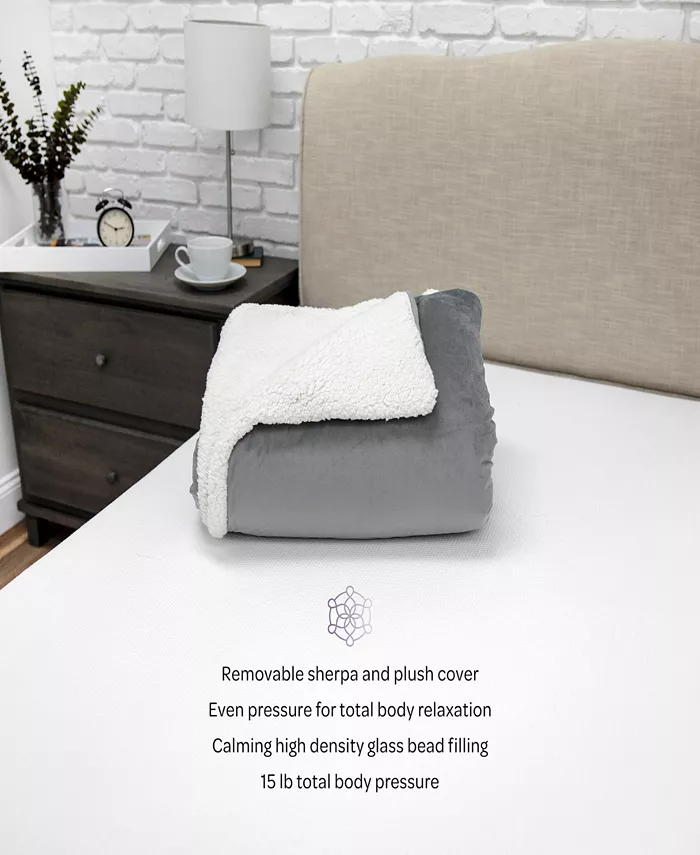 SensorPEDIC CLOSEOUT! 15lb. Serenity Weighted Blanket - Intensery