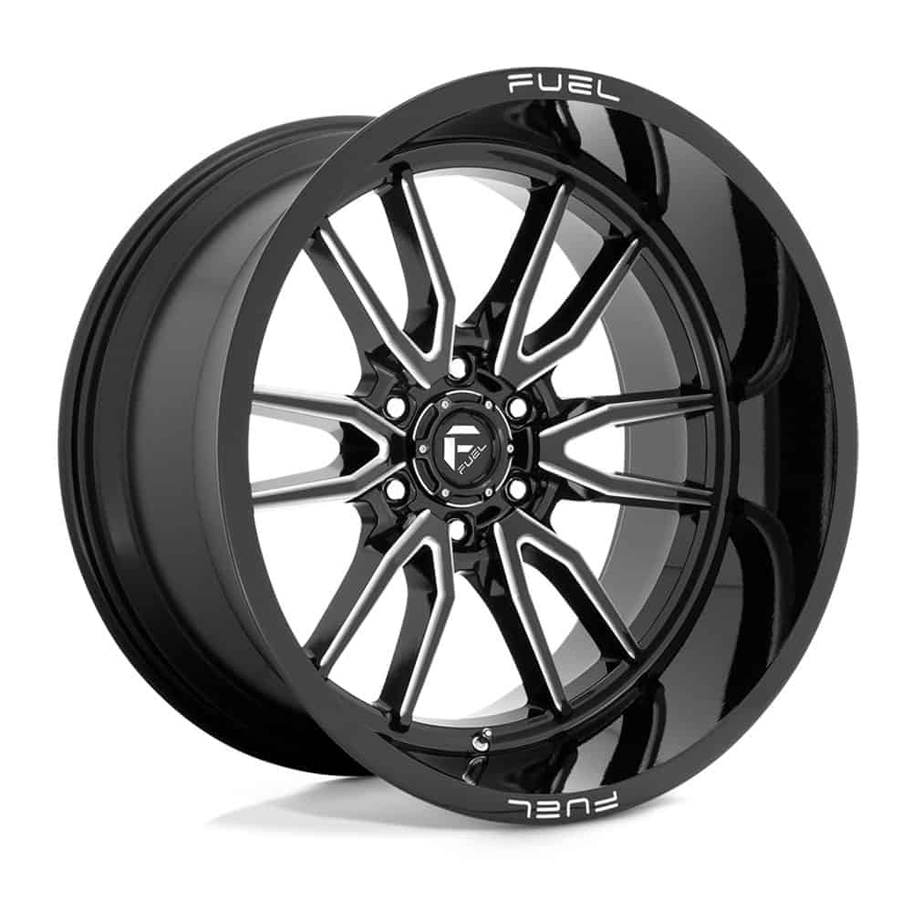Fuel 1PC Wheels D761 22X12 6X5.5 G-BLK MILL -44MM - Intensery