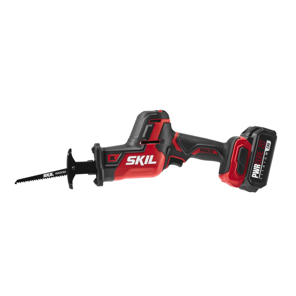 Skil PWRCORE 20 Brushless 20V Compact Reciprocating Saw Kit - Intensery