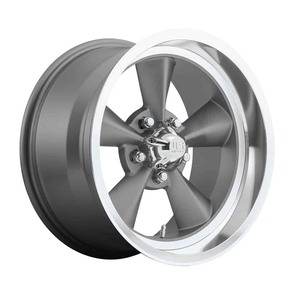 US Mag 1PC U102 STANDARD U102 18X9 5X4.75 MT-GNMTL 07MM - Intensery