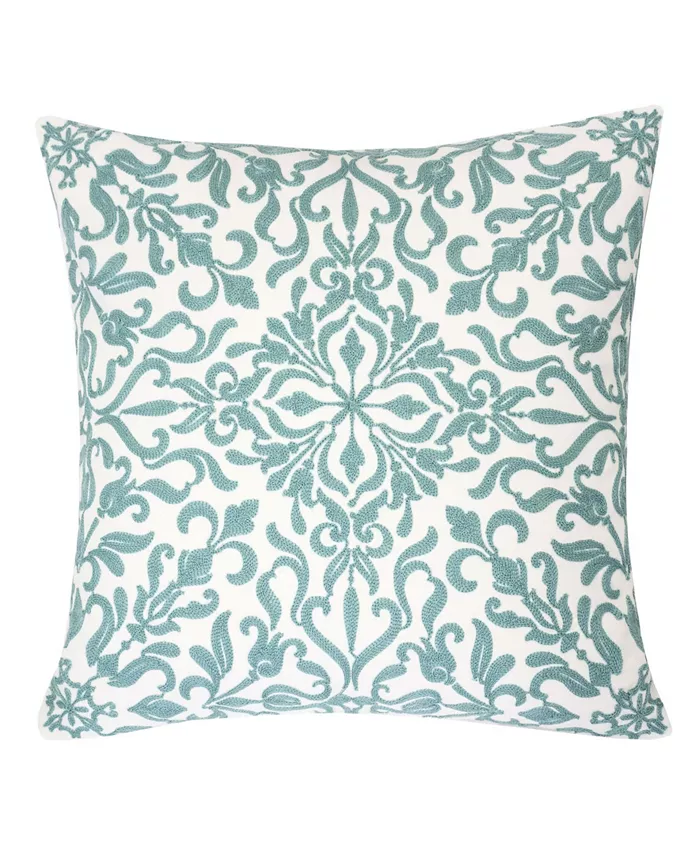 Homey Cozy Victoria Cotton Square Decorative Throw Pillow - Intensery