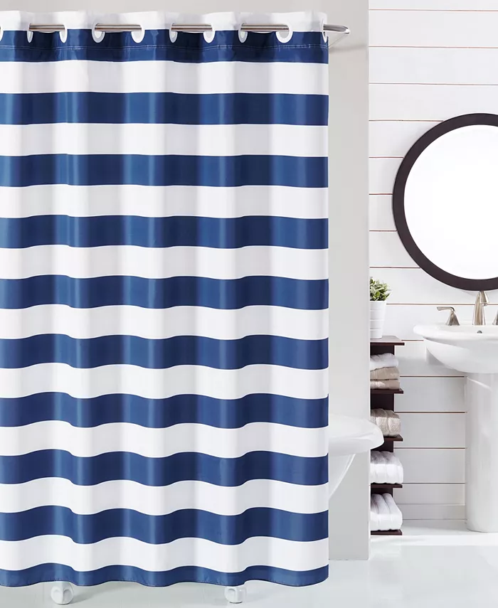 Hookless Cabana Stripe Shower Curtain - Intensery