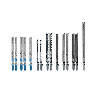 Bosch Multi-Purpose Steel T-Shank Jig Saw Blades Set for Cutting Wood and Metal (15-Pack) T15RC - Intensery