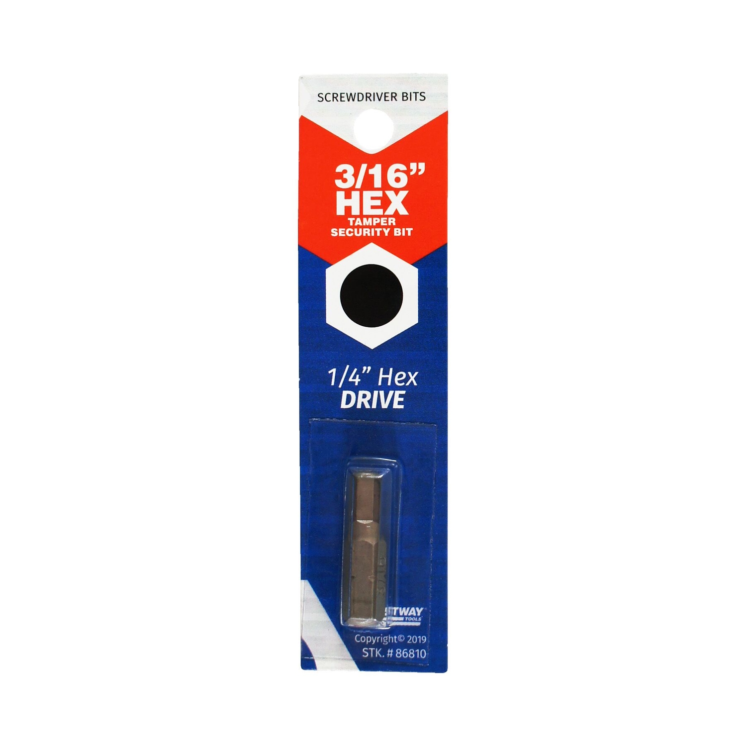 Best Way Tools Hex 3/16 in. X 1 in. L Screwdriver Bit Carbon Steel 1 pc - Intensery