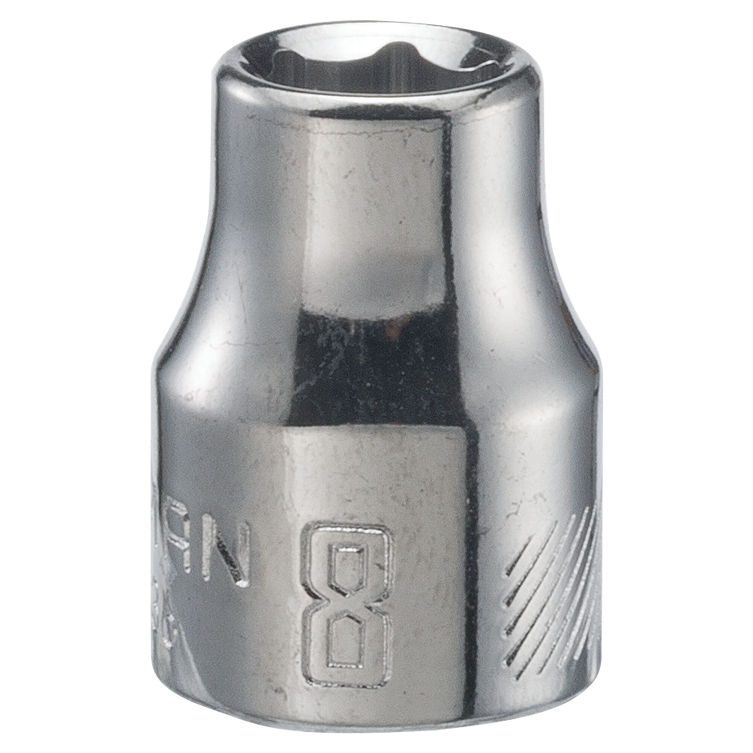 Craftsman 8 mm X 3/8 in. drive 6 Point Shallow Shallow Socket 1 pc - Intensery