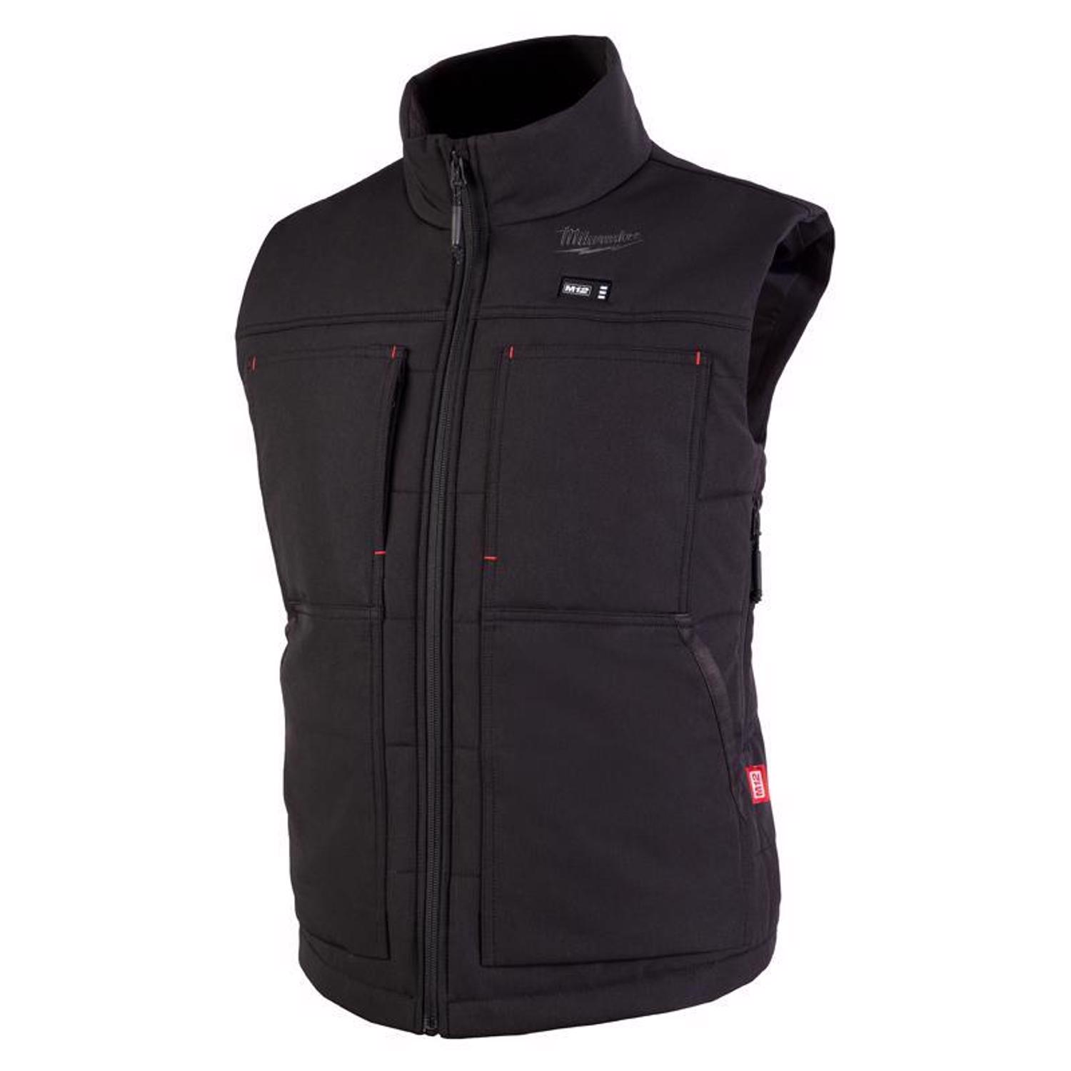 Milwaukee M12 XL Sleeveless Women\u0027s Full-Zip Heated Vest (Vest Only) Black - Intensery
