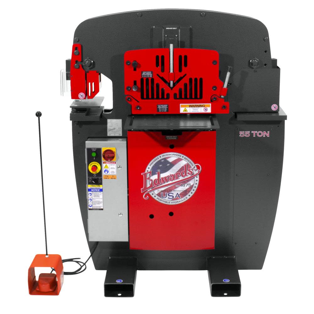 55 Ton Ironworker 1 Phase 230 Volts - Intensery
