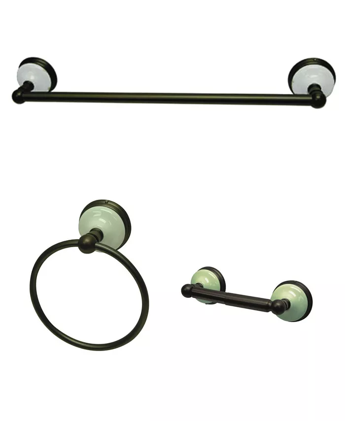 Kingston Brass Victorian Traditional 3-Pc. Bathroom Accessory Set - Intensery