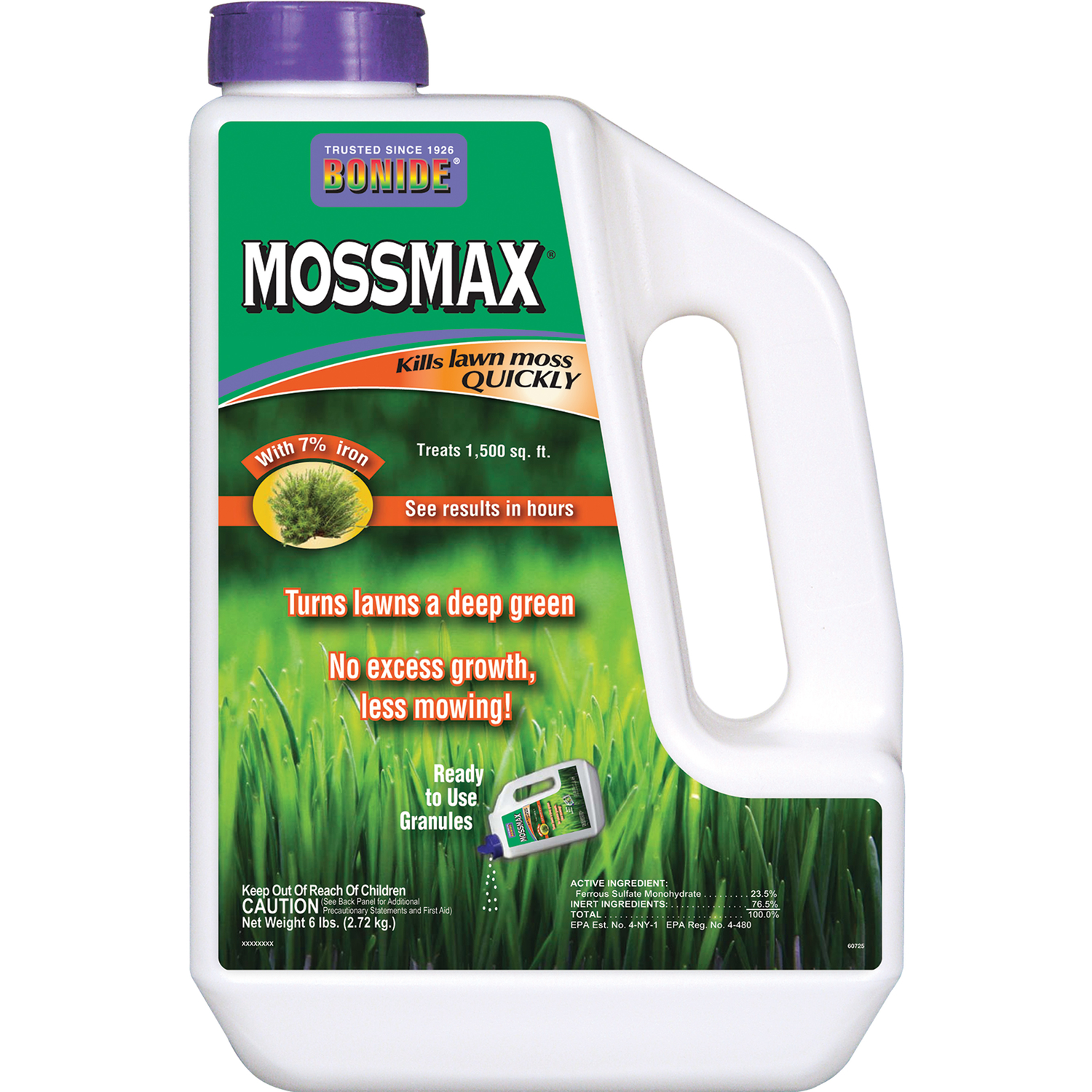 Bonide Mossmax Moss Killer Granules 6 lb - Intensery