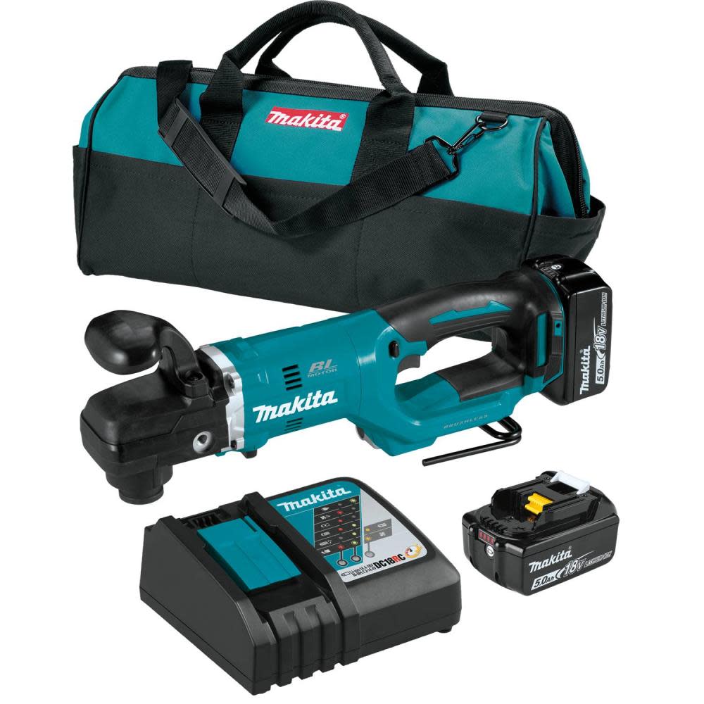 Makita 18V LXT 7/16 Hex Right Angle Drill Kit - Intensery