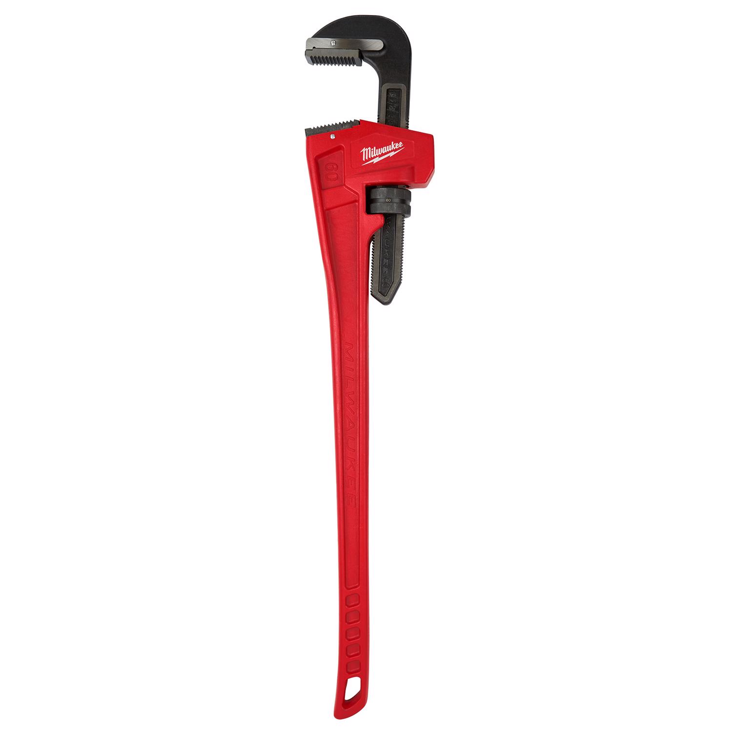 Milwaukee 8 in. Pipe Wrench Black/Red 1 pc - Intensery