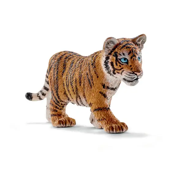 Schleich Wild Life Tiger Cub Standing - Intensery