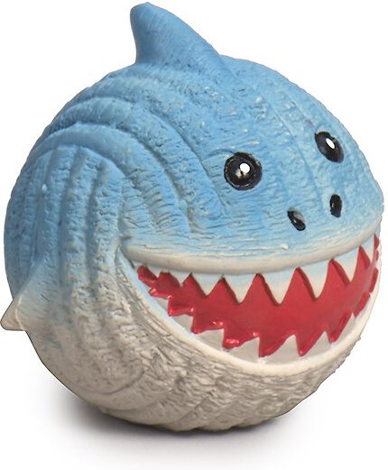 HuggleHounds Finn the Ruff-Tex Shark Knottie Dog Toy - Intensery