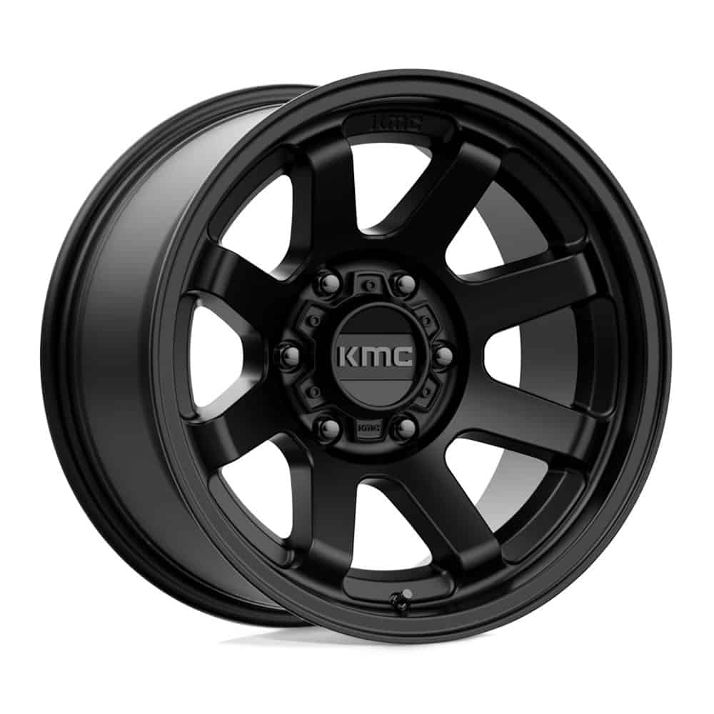 KMC Wheels KM723 17X9 6X5.5 S-BLK -12MM - Intensery