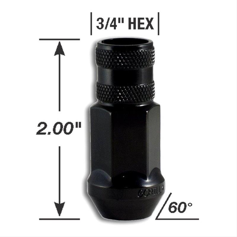 Gorilla Automotive 45088BC Gorilla Race Lug Nuts - Intensery
