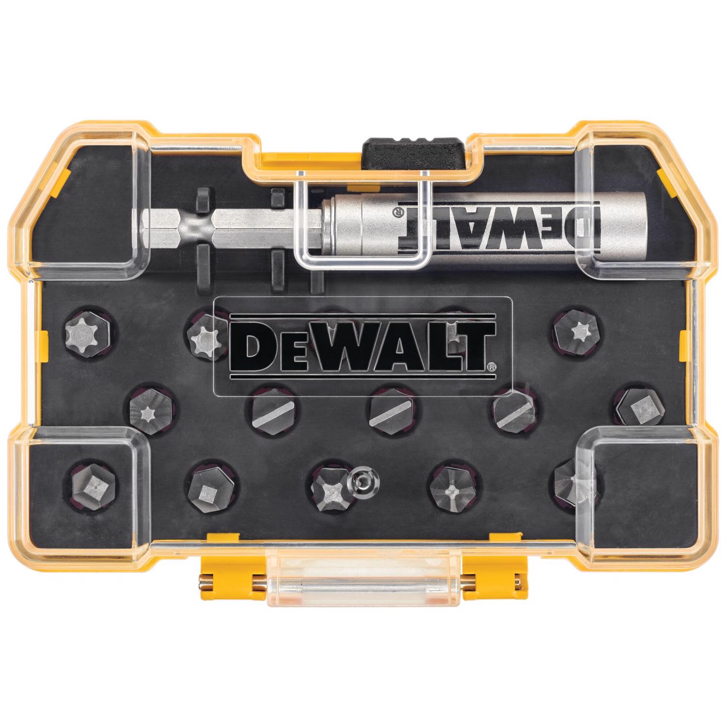 DeWalt Max Fit Assorted Screwdriver Bit Set Steel 16 pk - Intensery