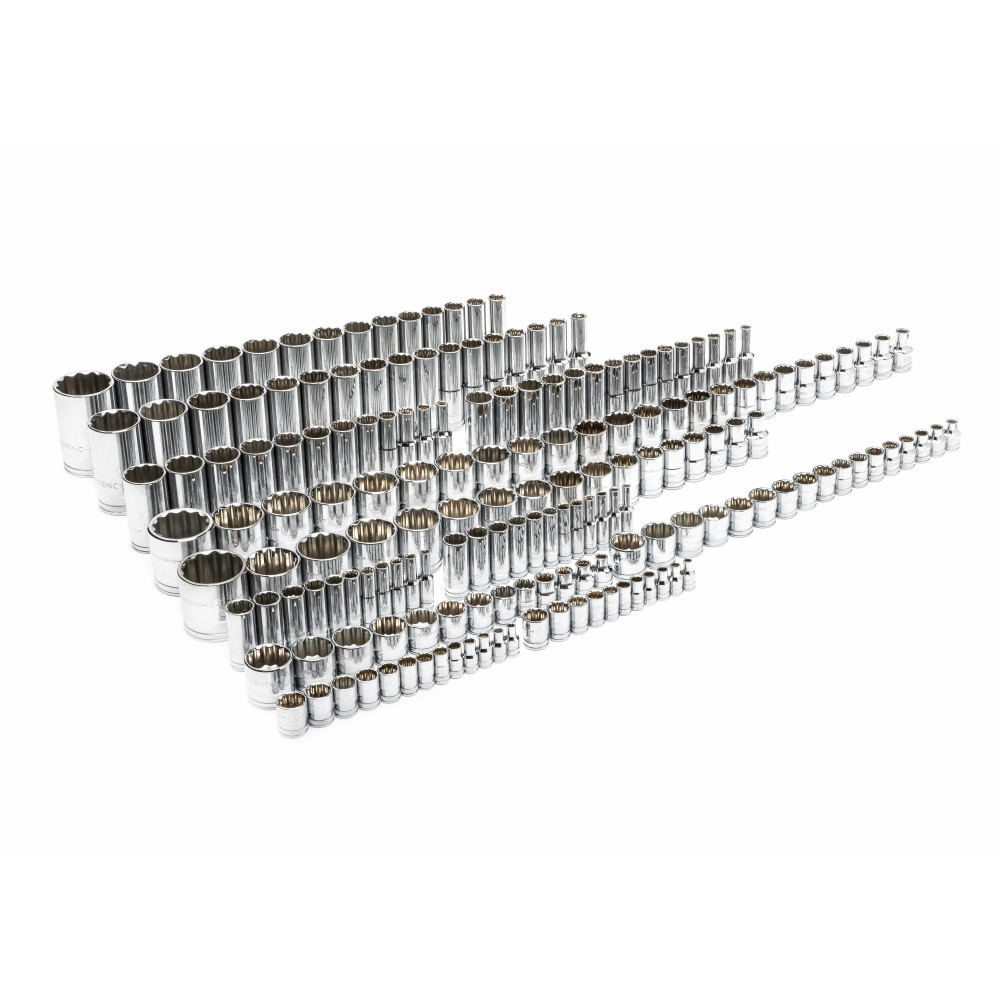 GEARWRENCH 176 pc 12 Point Standard and Deep SAE/Metric Master Socket Set 89074 from GEARWRENCH - Intensery