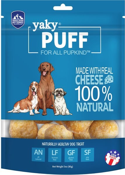 Himalayan Pet Supply Grain-Free yakyPUFF Cheese Dog Treats - Intensery