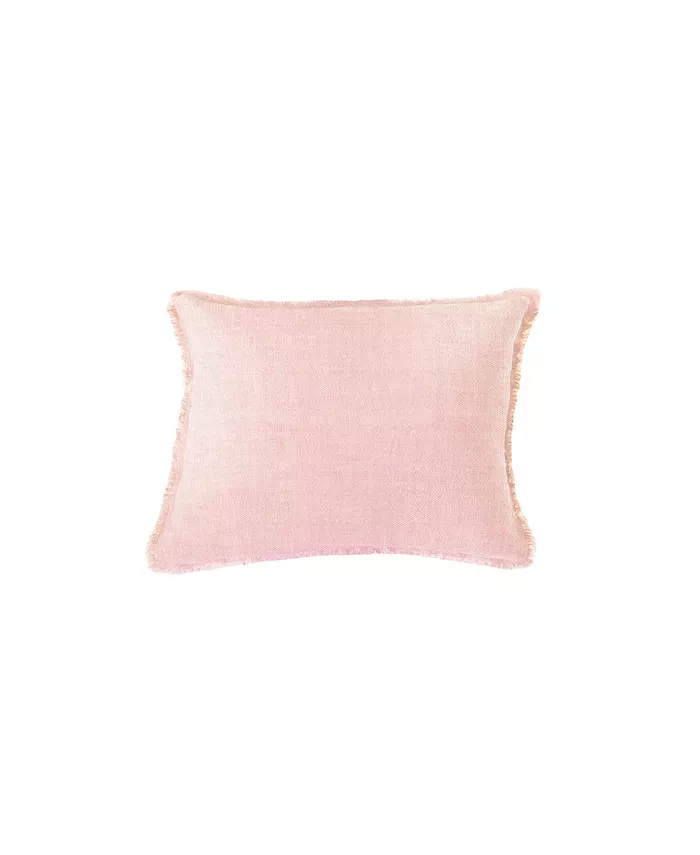 Anaya Home Light Pink Linen Down Alternative Pillow - Intensery