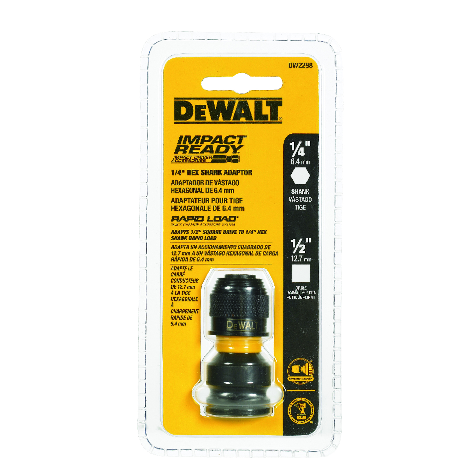 DeWalt Impact Ready Rapid Load Adapter 1 pc - Intensery