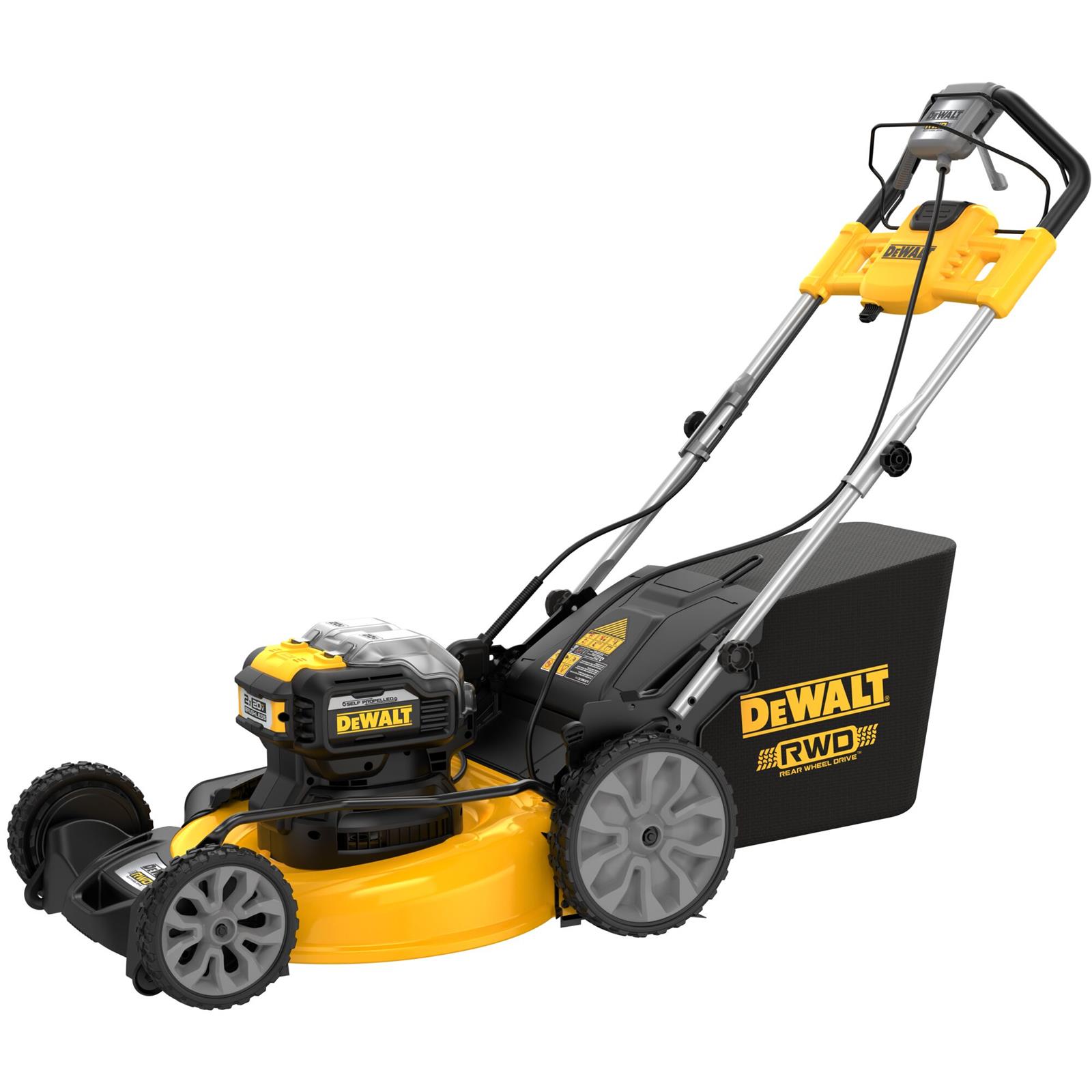 Dewalt DCMWSP255Y2 Dewalt 20 V MAX Brushless Cordless 21 1/2 in. Rear Wheel Drive Self-Propelled Mowers - Intensery