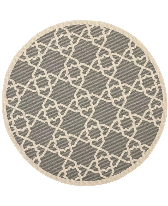 Safavieh Courtyard Gray and Beige 6'7