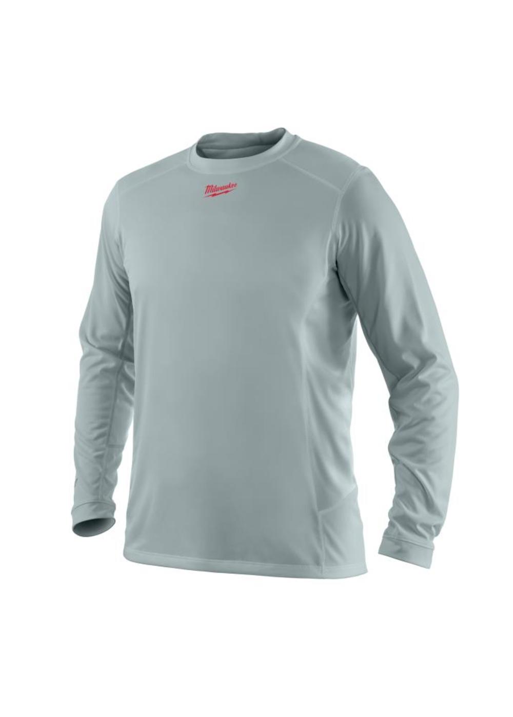 WorkSkin™ Light Weight Performance Long Sleeve ShirtGrayLarge - Intensery