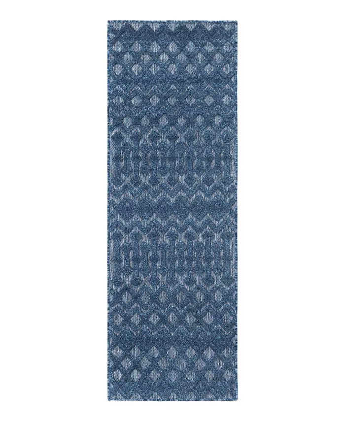 Bayshore Home High-Low Pile Latisse Textured Outdoor LTO02 2' x 3' Area Rug - Intensery